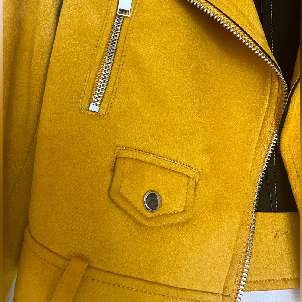 Zara Basic Cropped Soft Jacket - Size Xs - image 4